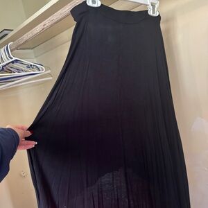 Elegant Black Women's Skirt High Low